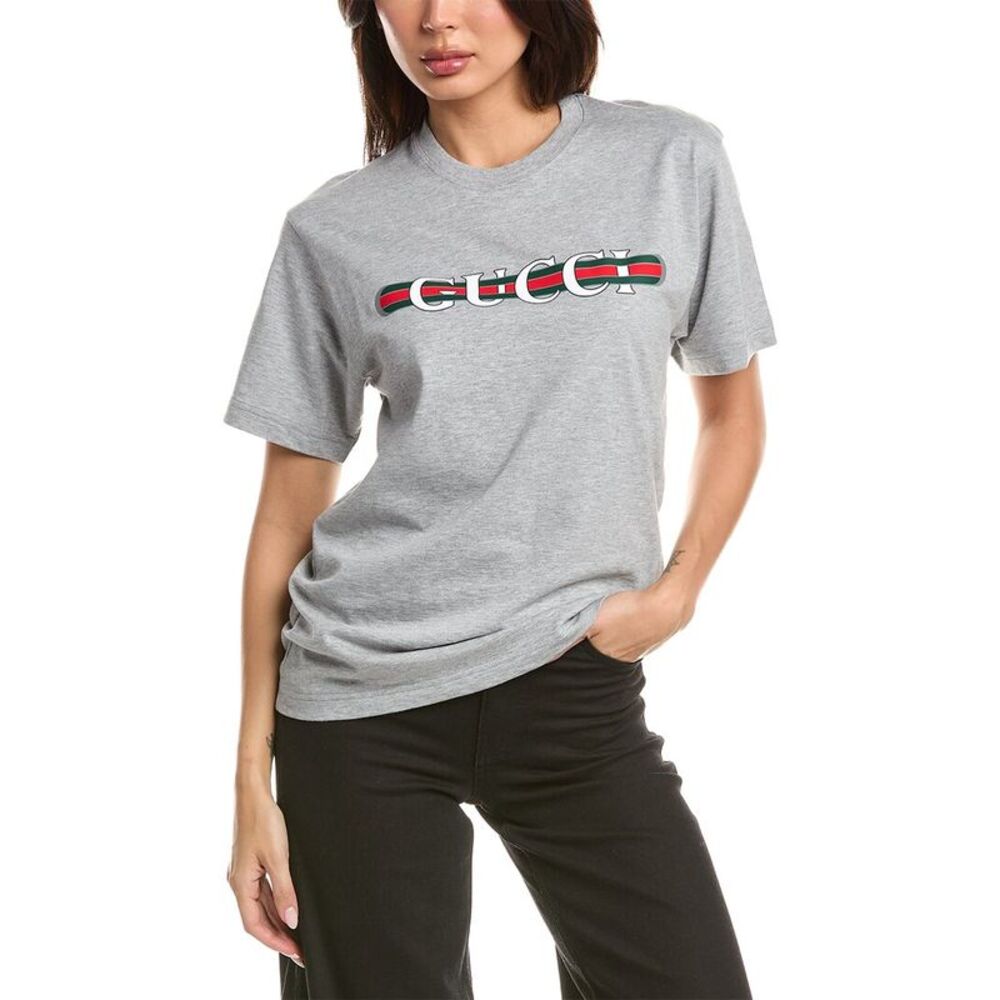 Gucci Womens  Ancora T-Shirt, Gray